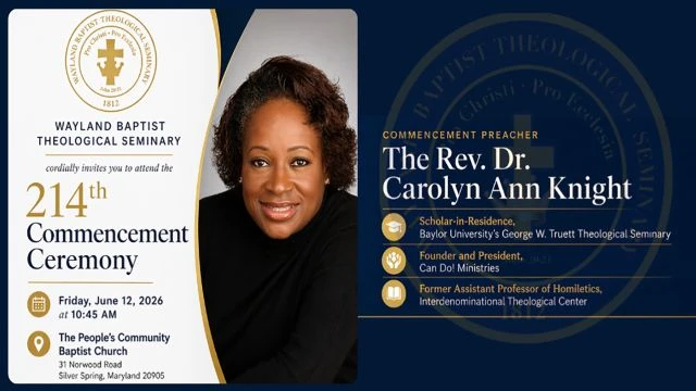 TPCBC 10:45AM Service | Wayland Seminary Commencement Service | June 12, 2026 on 12-Jun-26-14:46:20