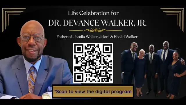 TPCBC 11:00AM Service | Celebration of Life Service for Dr. DeVance Walker, Jr. | July 15, 2026 on 15-Jul-26-15:28:17